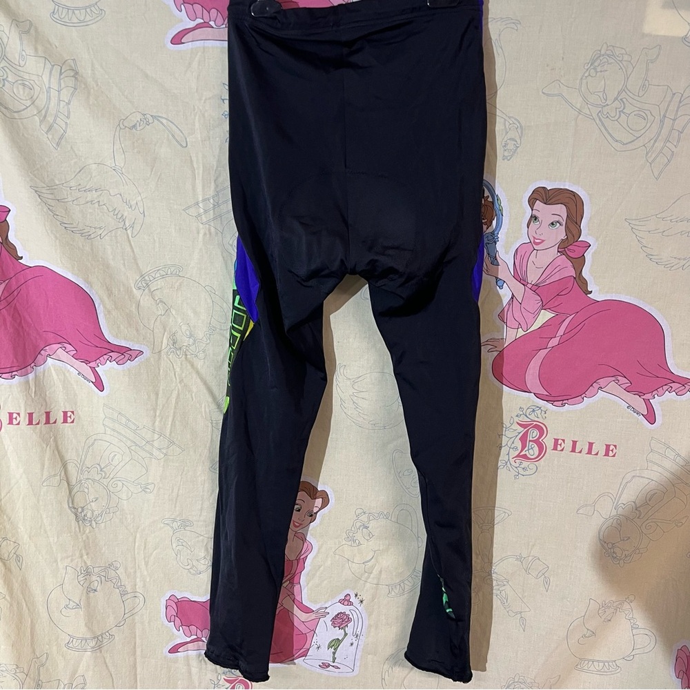 Vintage Canari Black and Purple Cycling Shorts - Picture 6 of 9